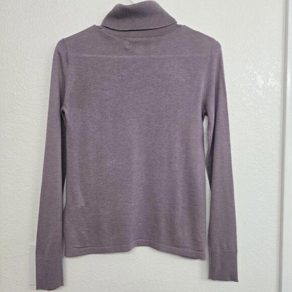 LF Markey Sweater Women's Joshua Turtleneck Wool Soft Knit Lavender Casual siz 4 - Picture 4 of 8